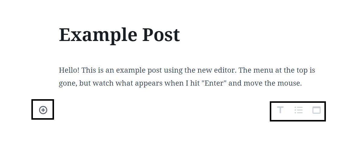 new wordpress editor