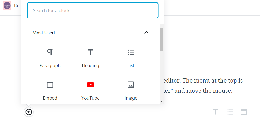 new wordpress editor